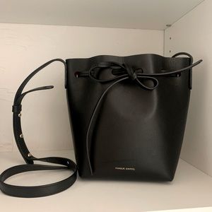 Mansur Gavriel Mini Bucket Bag Black
